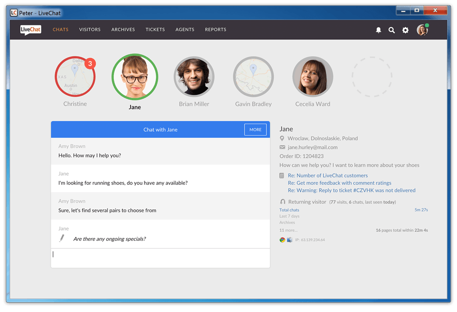 LiveChat 下载:Windows 应用程序 LiveChat 下载:Windows 应用程序